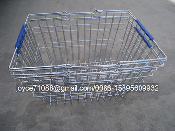 Покрашенная цепь ходят по магазинам/аттестация корзин для товаров ISO9001 супермаркета