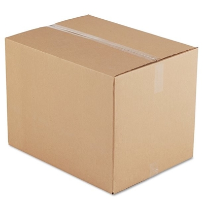 Общая поставка гофрированный Браун - коробки доставки Фиксированн-глубины