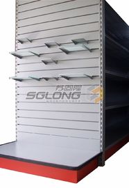 Стойки дисплея супермаркета шлица полки Slatwall, Shelving дисплея супермаркета