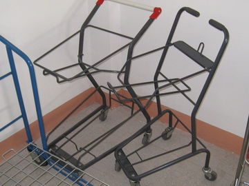 20Kg Supermarket Basket Shopping Trolley , Commercial Shopping Carts
