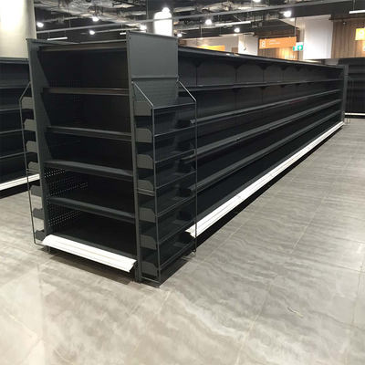 Двойная, который встали на сторону полка Q195 супермаркета гондолы для дисплея ночного магазина